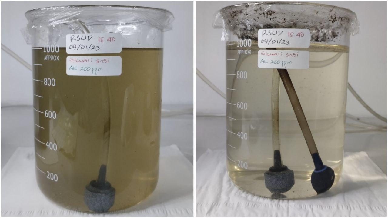 HASIL JAR TEST RSUD CIBABAT